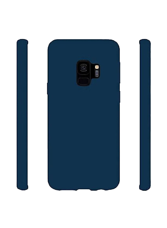 Samsung Galaxy S9 Plus Soft Silicone Material Anti Scratch Mobile Phone Case Cover, Blue