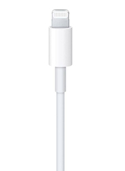 1-Meter Sync Lightning Cable, Fast Charger USB Type-C to Lightning for Apple Devices, White