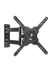 Swivels Tilts Extends Heavy Duty TV Mount Bracket for 32-55 Inch Plasma & Curved TVs, Black