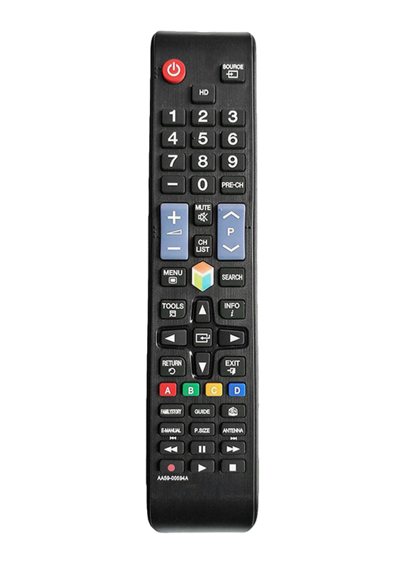 Replacement Wireless Universal TV Remote Control for Samsung HD LED Smart TV, Black