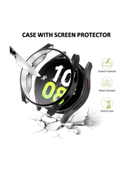 Zoomee TPU Protective Ultra Thin Soft Shockproof Smartwatch Case Cover for Samsung Galaxy Watch 4 40mm, Black