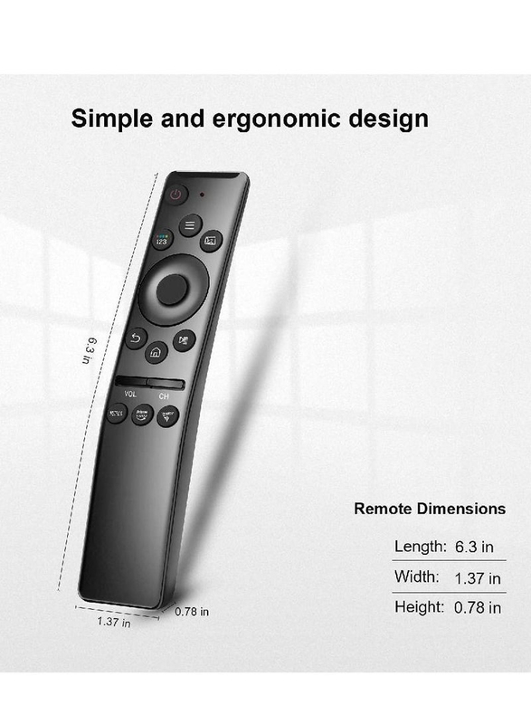 Universal Remote Control for Samsung Smart TV/HDTV/4K UHD/Curved QLED, Black