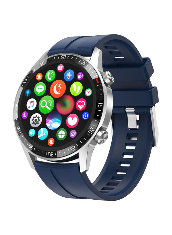 

Generic Q88 Smart Watch with Silicone Band, Blue
