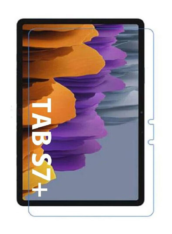 

Generic Samsung Galaxy Tab S7 Plus 12.4 inch 2020 SM-T970/T975/T976 9H Hardness HD Mobile Phone Tempered Glass, Clear