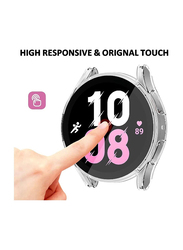 Zoomee Protective Ultra Thin Soft TPU Shockproof Case Cover for Samsung Galaxy Watch 4 40mm, Clear