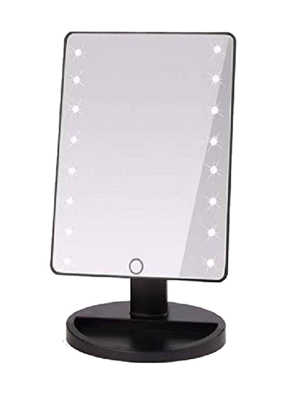 Touch Screen Lightning Vanity Makeup Mirror with Led Lights, Black