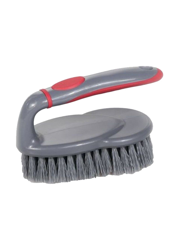 Delcasa Toilet Cleaning Brush, Grey/Red