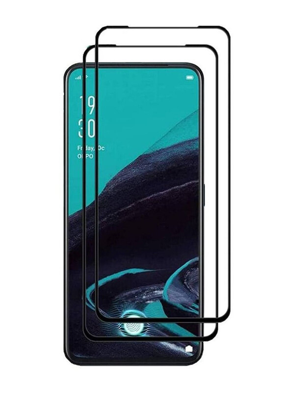 

Generic Oppo Reno 6 Protective Full Glue Glass Screen Protector, 2 Pieces, Clear