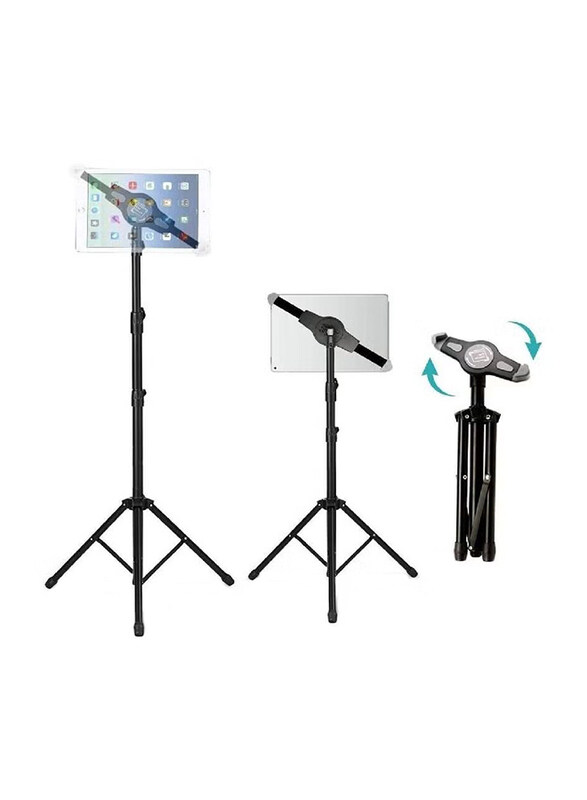 

Generic Gooseneck Flexible 360 degree Tripod Stand for Smart Phones & Apple iPad Tablets, Black