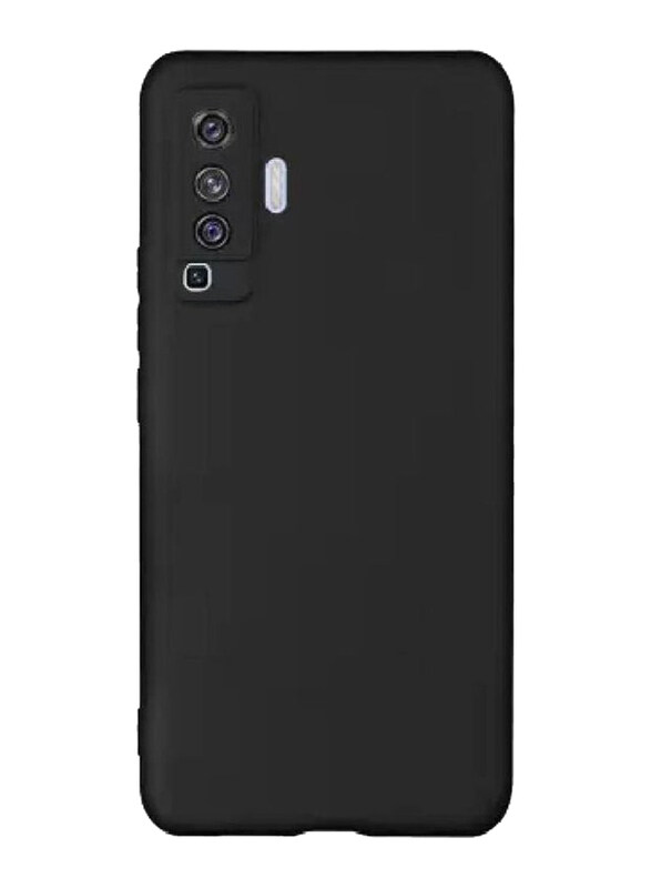 

Generic Protective Soft Silicone Back Case Cover for Vivo X50, Black