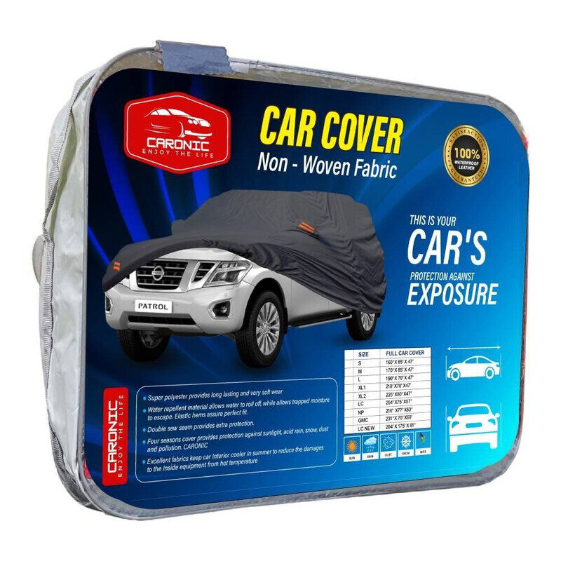 

CARONIC Premium Protective Car Cover For Skoda Superb, Waterproof, Dustproof, Scratch And UV Protection Full body Cover