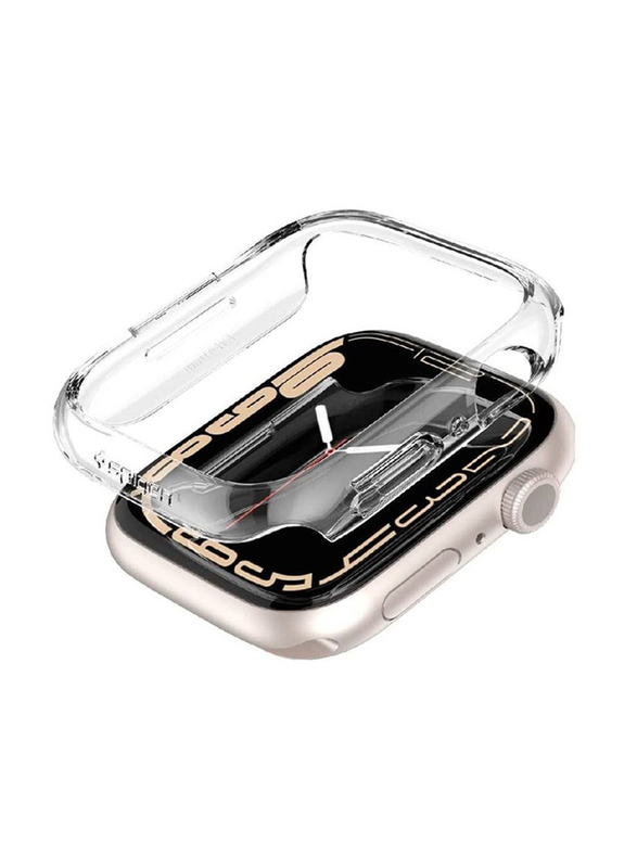 Thin Fit Designed Case Cover for Apple Watch Series 7 38mm, Crystal Clear