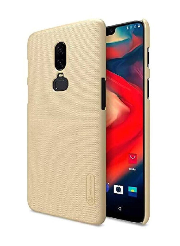 

Nillkin OnePlus 6 Super Frosted Shield Hard PC Mobile Phone Case Cover, Gold
