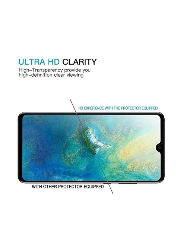 Huawei Mate 20 Protective 5D Full Glue Glass Screen Protector, Clear