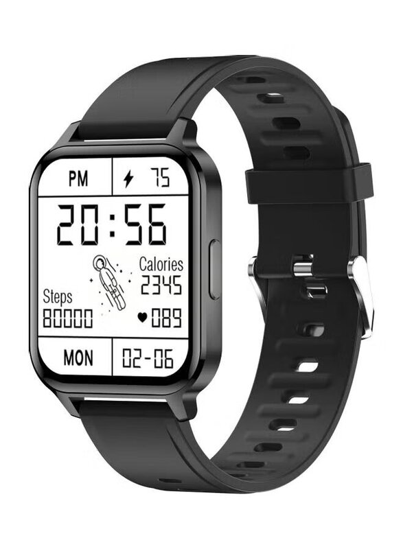 Q18 44mm Smartwatch, Black