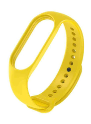 Replacement Soft Silicone Strap for Xiaomi Mi Band 7, Yellow