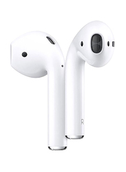 True Wireless Bluetooth In-Ear Earbuds with Charging Case, White