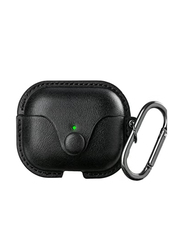 Protective Leather Case Cover For Apple Airpod Pro, Black