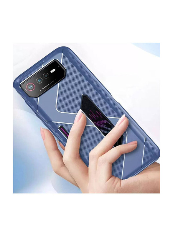 Asus ROG Phone 6 Ultra Slim Flexible & Lightweight Shockproof Bumper Mobile Phone Case Cover, Blue