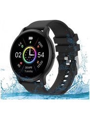 LW Full-Touch Ip67 Waterproof Activity Tracker Pedometer Sleep Monitor Smartwatch, Black