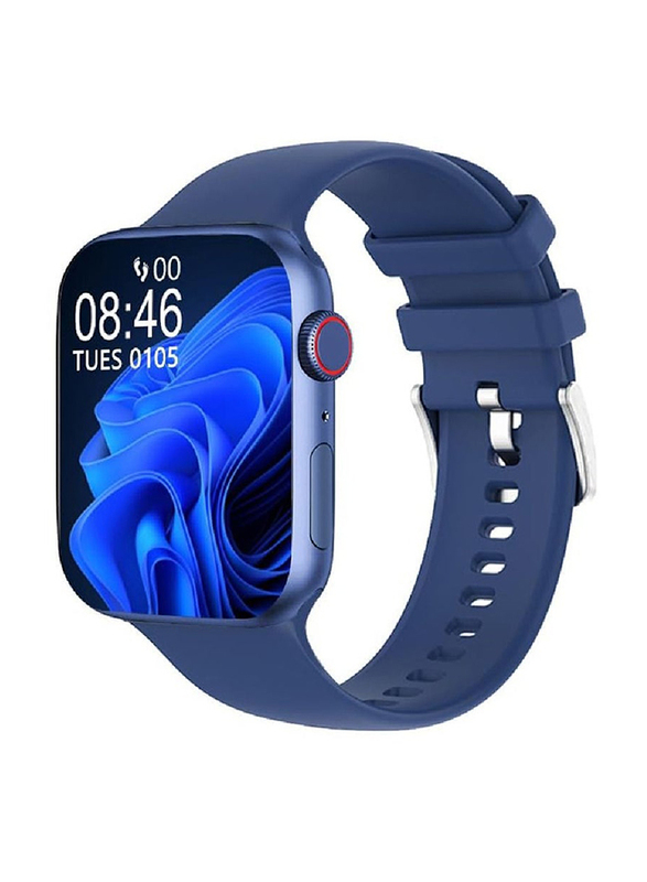 Zoom Plus 2023 New Bluetooth Calling Full Screen Touch Heart Rate Monitoring Smart Watch, Blue