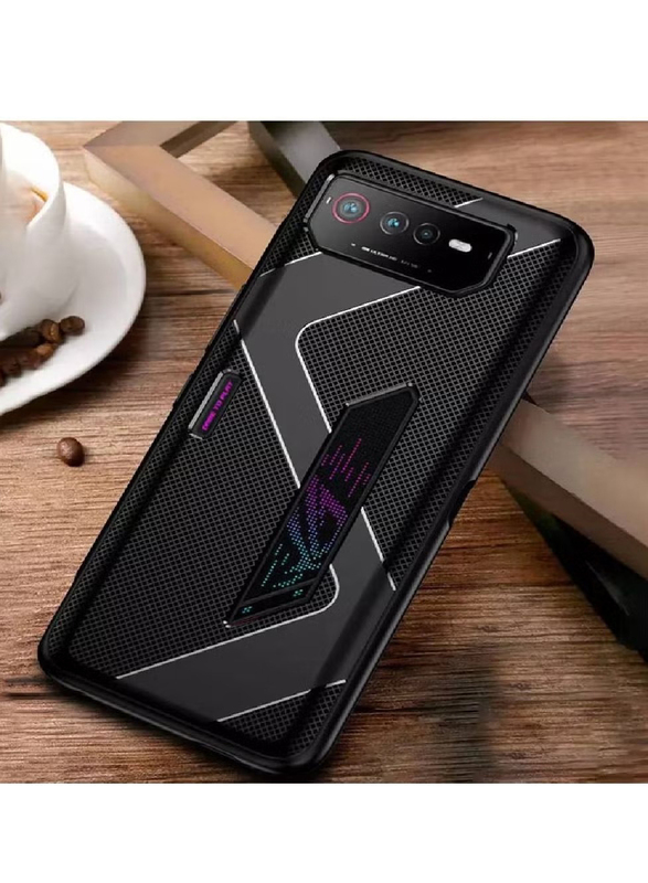 Asus Rog Phone 6 Ultra Slim Flexible and Lightweight Shockproof Bumper Mobile Phone Back Case Cover, Black