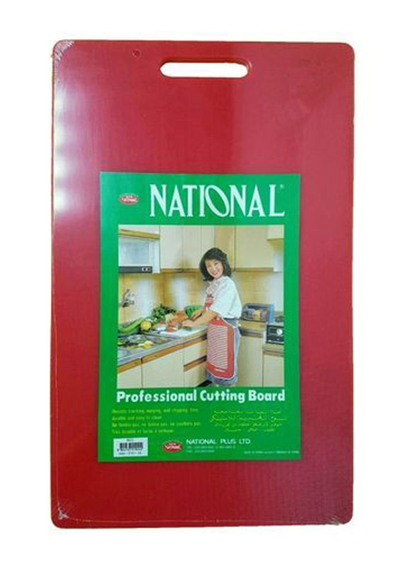 National 27cm Cutting And Chopping Board, Red