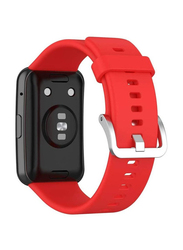 Silicone Replacement Band for Huawei Fit Watch, Red