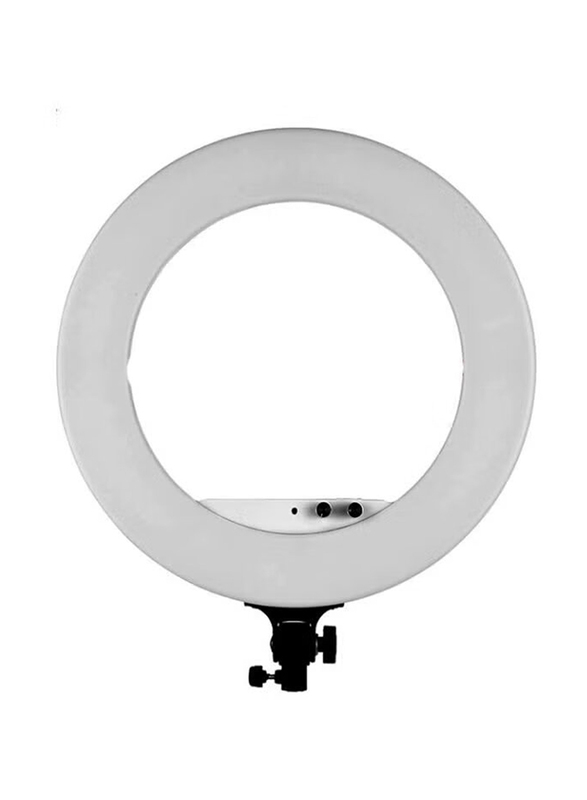 Andoer LED Fill-In Ring Light with Carrying Bag, White/Black