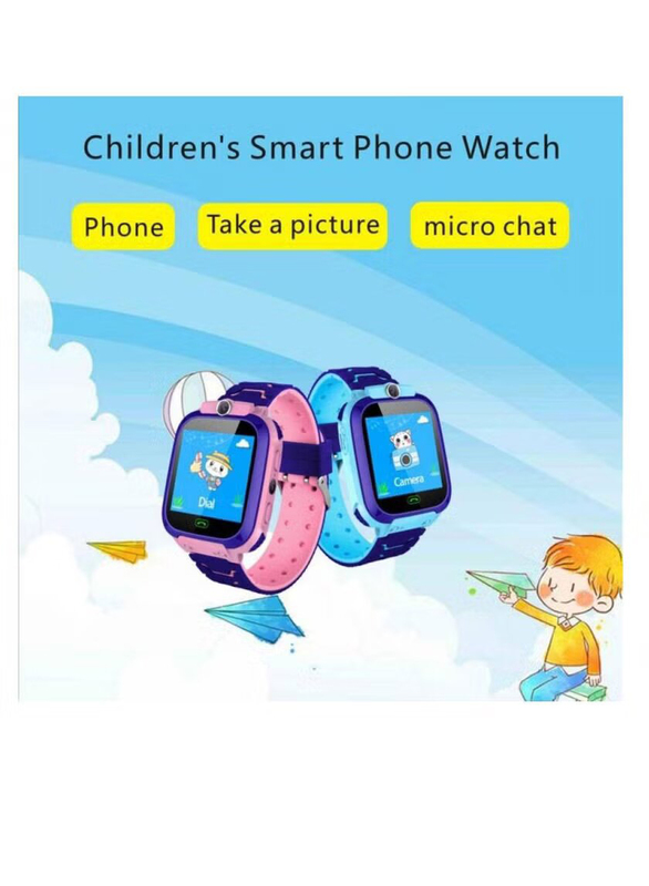 XO Ultra-thin Waterproof Tracker Phone Call Sport Kids Smartwatch, Pink