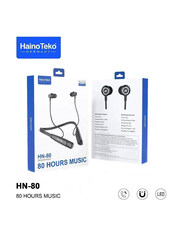 Haino Teko Germany ENC HN-80 Wireless Bluetooth Neckband Earphone, Black