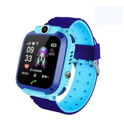 Kids Touch Screen Smartwatch With Sim Card Slot, Navy Blue/Blue