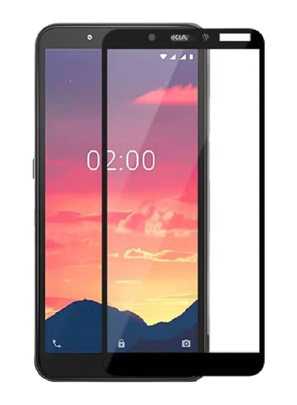 

ICS Nokia C2 HD Full Coverage Easy Installation 9H Hardness Tempered Glass Screen Protector, Multicolour