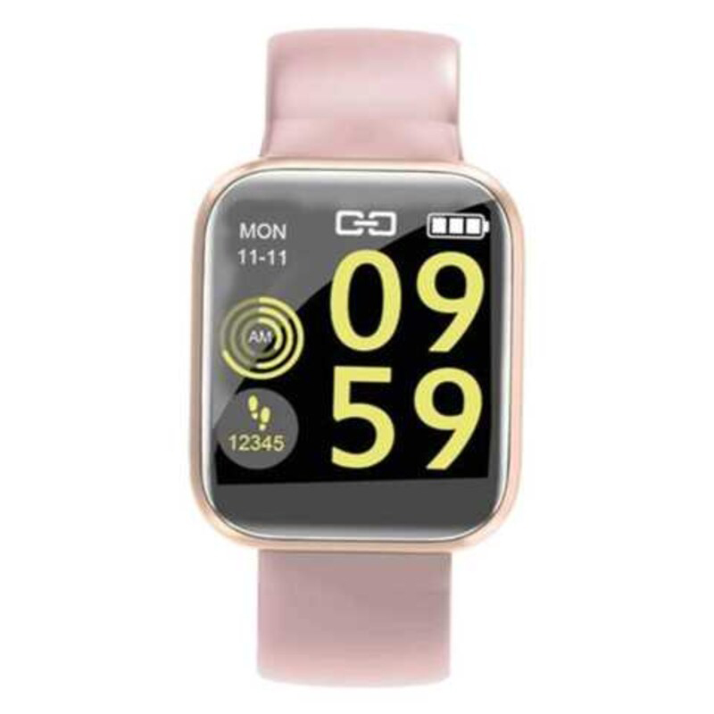 Touchmate 42mm Fitness Smartwatch, SW400NB, Pink