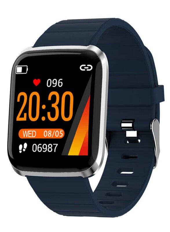 

Generic Sport Fitness Tracker Heart Rate Monitor Smartwatch, Blue