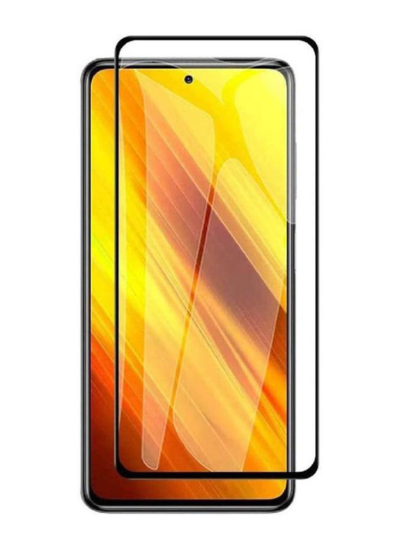 Earldom Xiaomi Poco X3 Pro 3D Curved Full Glue Tempered Glass Screen Protector, Clear