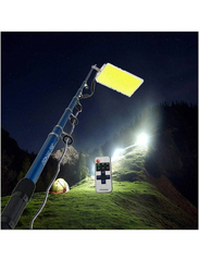 360 Outdoor Telescopic LED Camping Light with Fishing Rod, 800W, Multicolour
