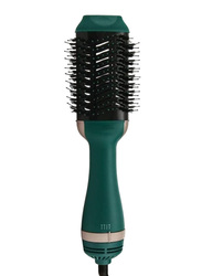 Arabest Professional Hot Air Styler One Step Hair Dryer Brush Comb, Green/Black