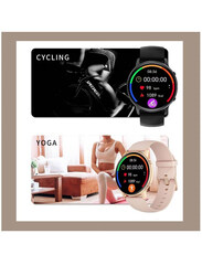 LW Blood Oxygen Bluetooth Calling Fitness Bracelet 7 Days Long Battery Life Smartwatch, Black