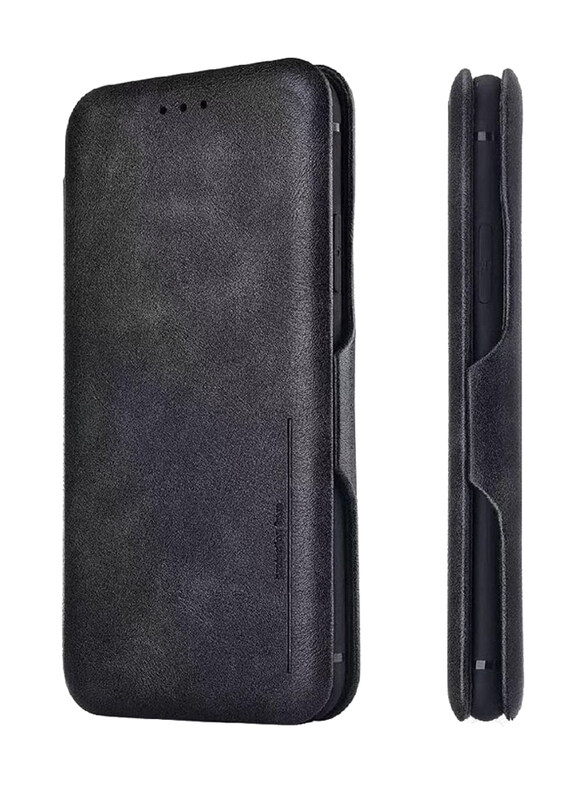 

Olliwon Samsung Galaxy A24 4G Protective Smart PU Leather Card Holder with Auto Magnetic Closure Mobile Phone Case Cover, Black