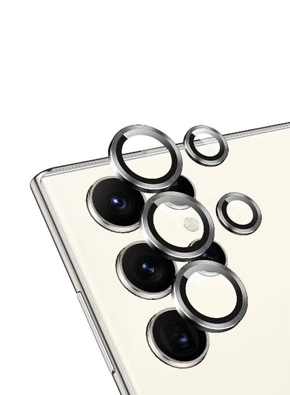 

Generic Protective Camera Lens Rings For Samsung Galaxy S23 Ultra, Silver