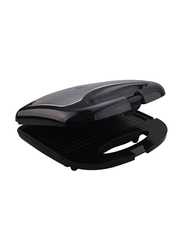 Arabest 2 Slice Non-Stick Grill & Sandwich Maker, Black/Silver