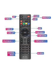 ICS Universal RM-L1130+X Remote Control Fits for All Brand LCD/LED/3D Smart TV, Black