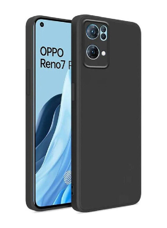 

Generic Oppo Reno7 Pro 5G Protective Soft Silicone Bumper Mobile Phone Case Cover, Black