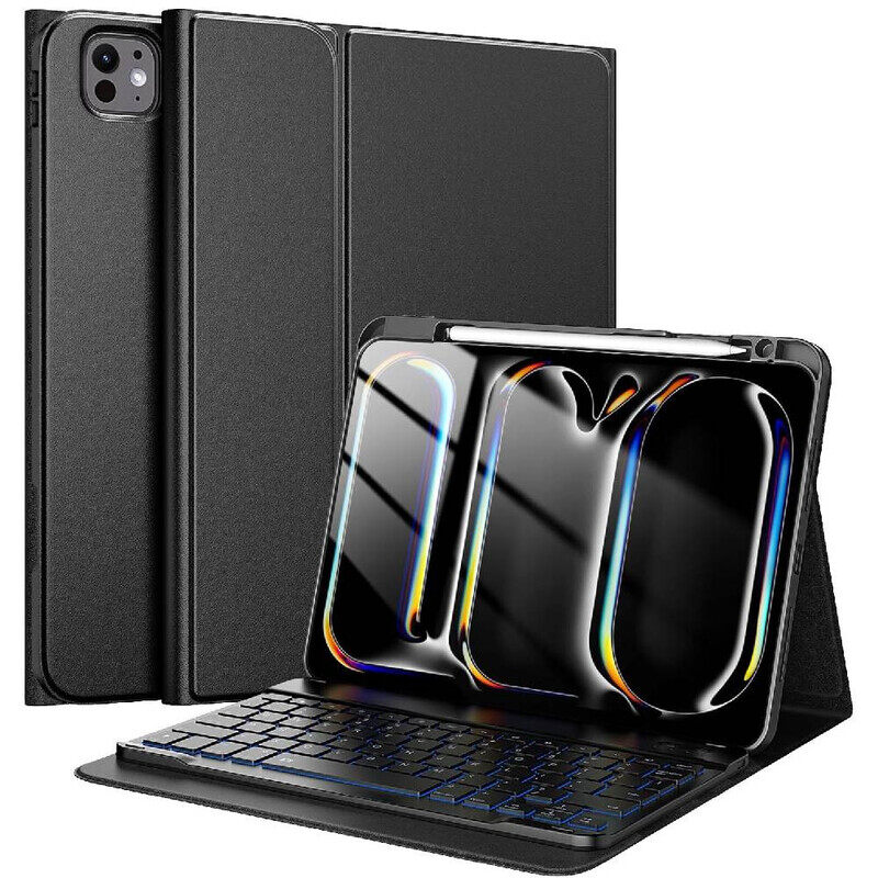 

TRON Keyboard Case For iPad Pro 11 Inch M4 (2024), Magnetic Detachable Keyboard with Pencil Holder, Case For iPad Pro 11 Inch 2024 (A2836/A2837/A3006)