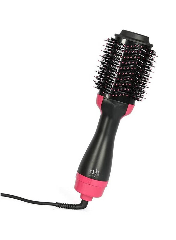 

Arabest 3-in-1 Straightening Brush, Pink/Black