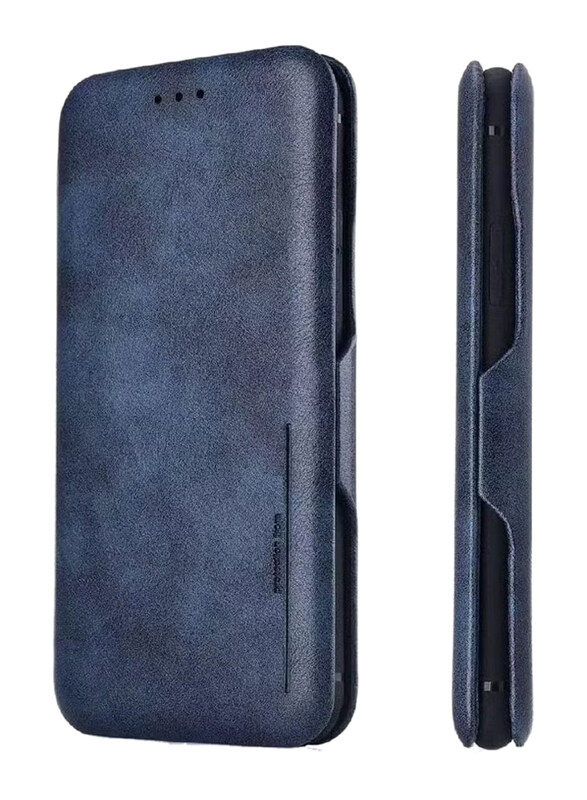 

Olliwon Samsung Galaxy A52 5G/A52s 5G Protective Smart PU Leather Card Holder With Auto Magnetic Closure Mobile Phone Flip Case Cover, Blue