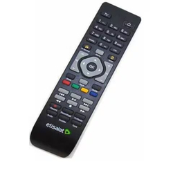 Etisalat Smart Remote Control for LED & Smart TV, Black
