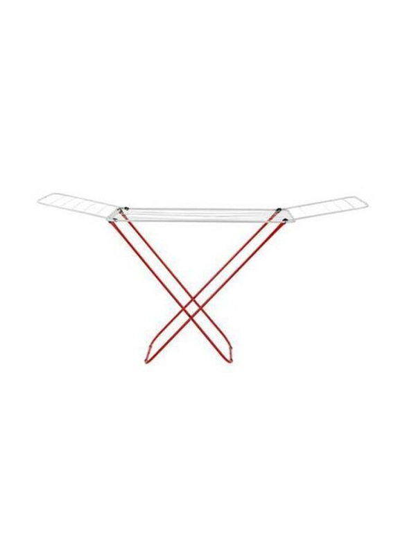 

Generic 17M Butterfly Cloth Dryer Rack Cloth Drying Stand, White/Red