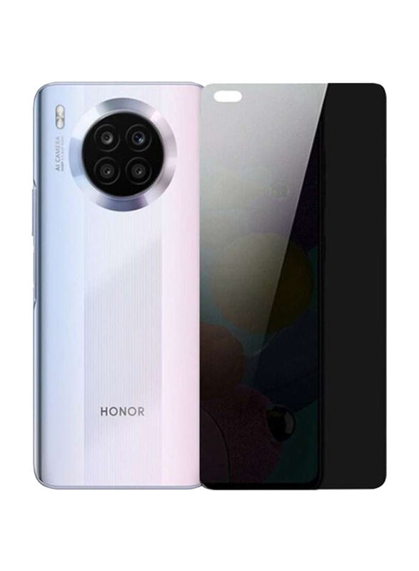 Honor 50 Lite 9H Hardness Anti-Scratch Bubble Free Privacy Screen Protector, Black